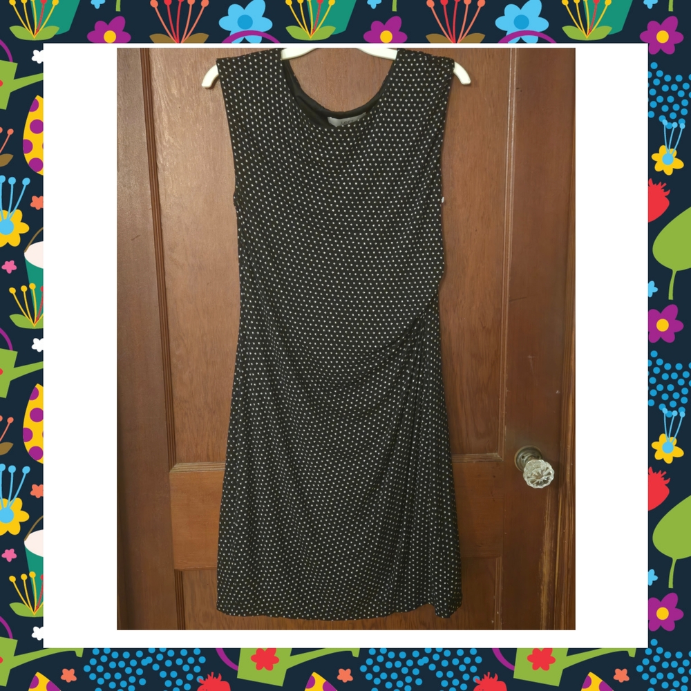 LOFT  Ruched Sheath Midi Dress Size Medium